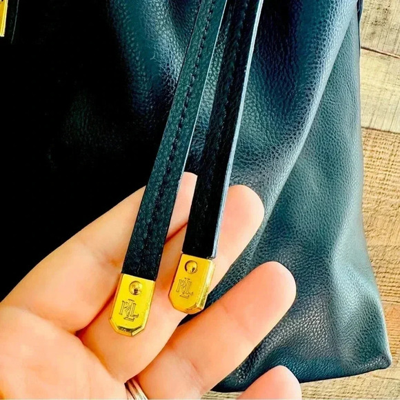 Lauren by Ralph Lauren Leather Shoulder Bag - Picture 5 of 8